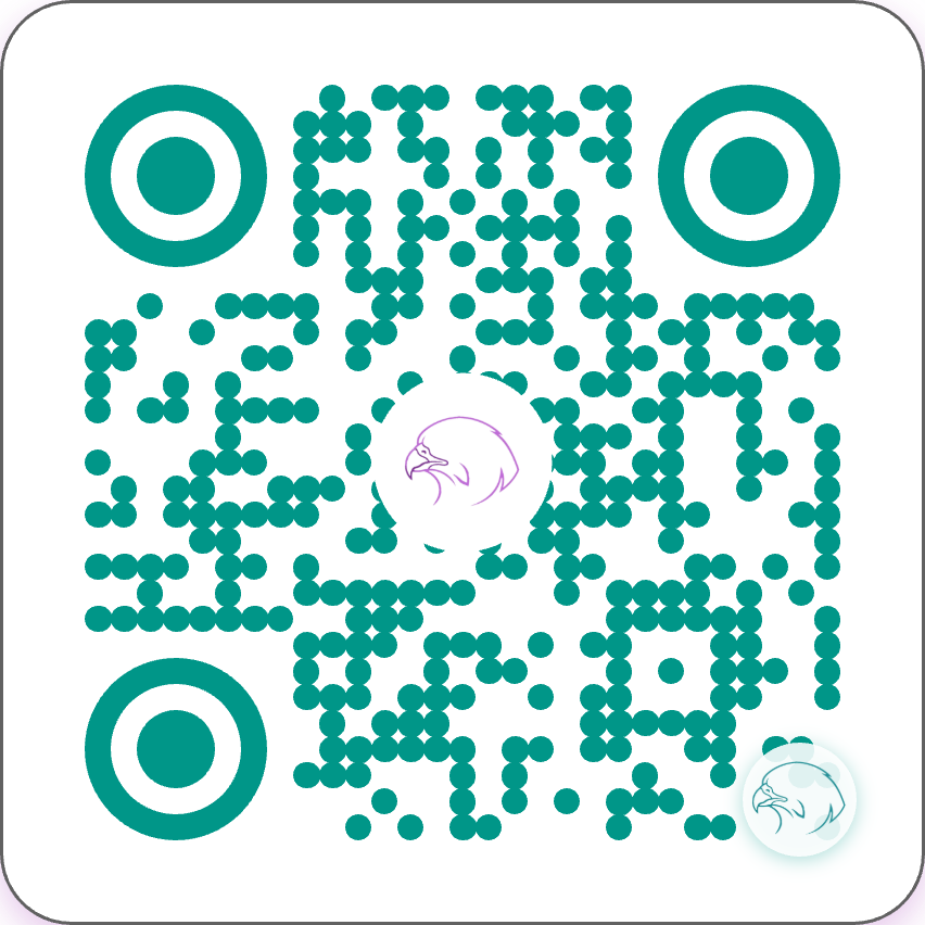 Example BEAK4 branded QR code